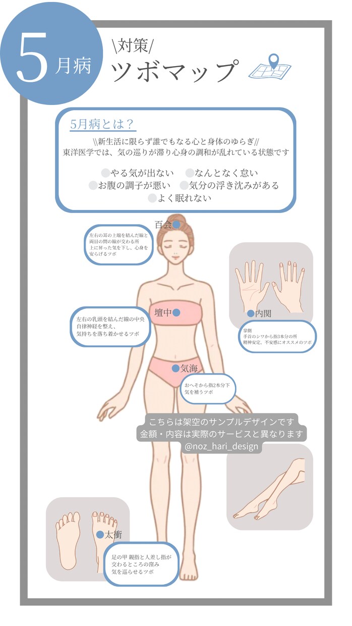鍼灸サロン向け店内ポップ・SNS用画像を制作します 「現役鍼灸師が“伝わる”デザインを丁寧に制作」します！ イメージ3