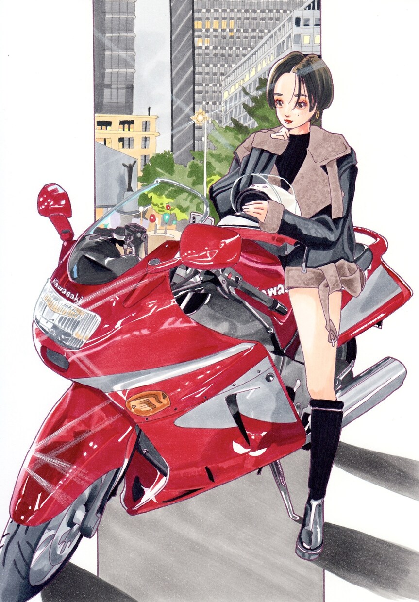 バイクイラスト販売・制作します あなたの愛車、世界でひとつのイラストにしませんか？ イメージ6