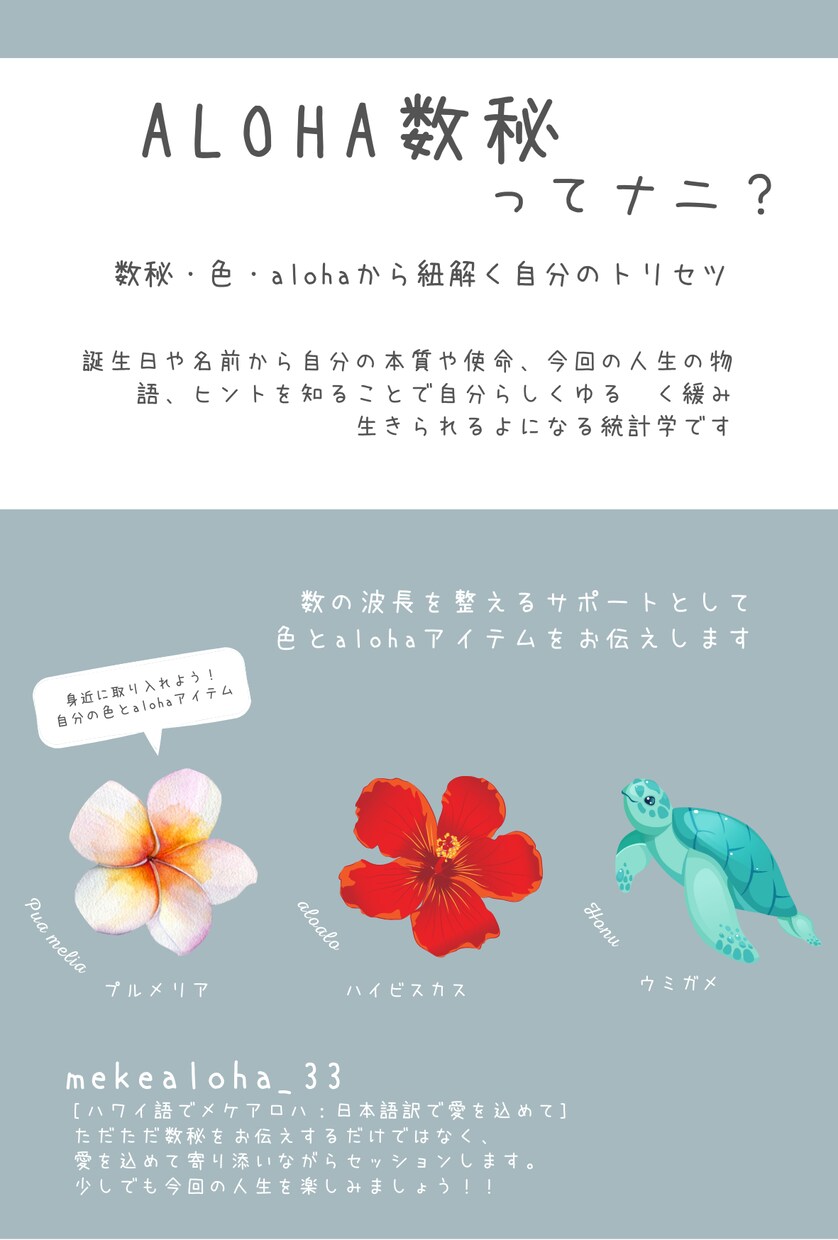 数秘鑑定いたします 一通り鑑定【初期〜後期・名前など】 イメージ1