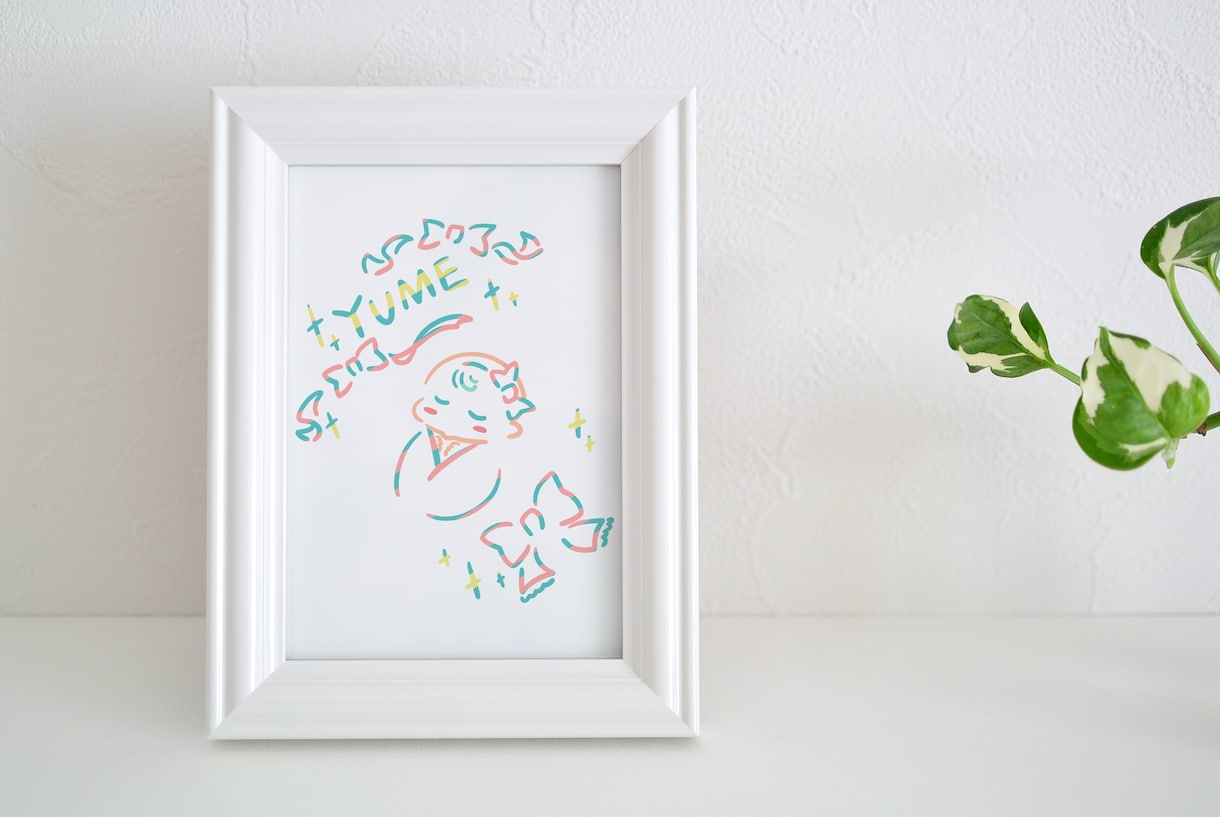 出産祝い・記念に｜赤ちゃんのイラスト制作します 記念にもグッズにも使える1枚です イメージ3