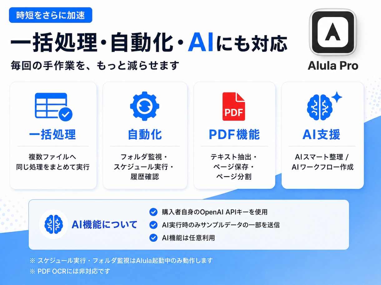 Excel・CSV作業効率化PCアプリを提供します 人を増やす前に、定型作業を減らす。 少人数でも回る事務体制へ イメージ4