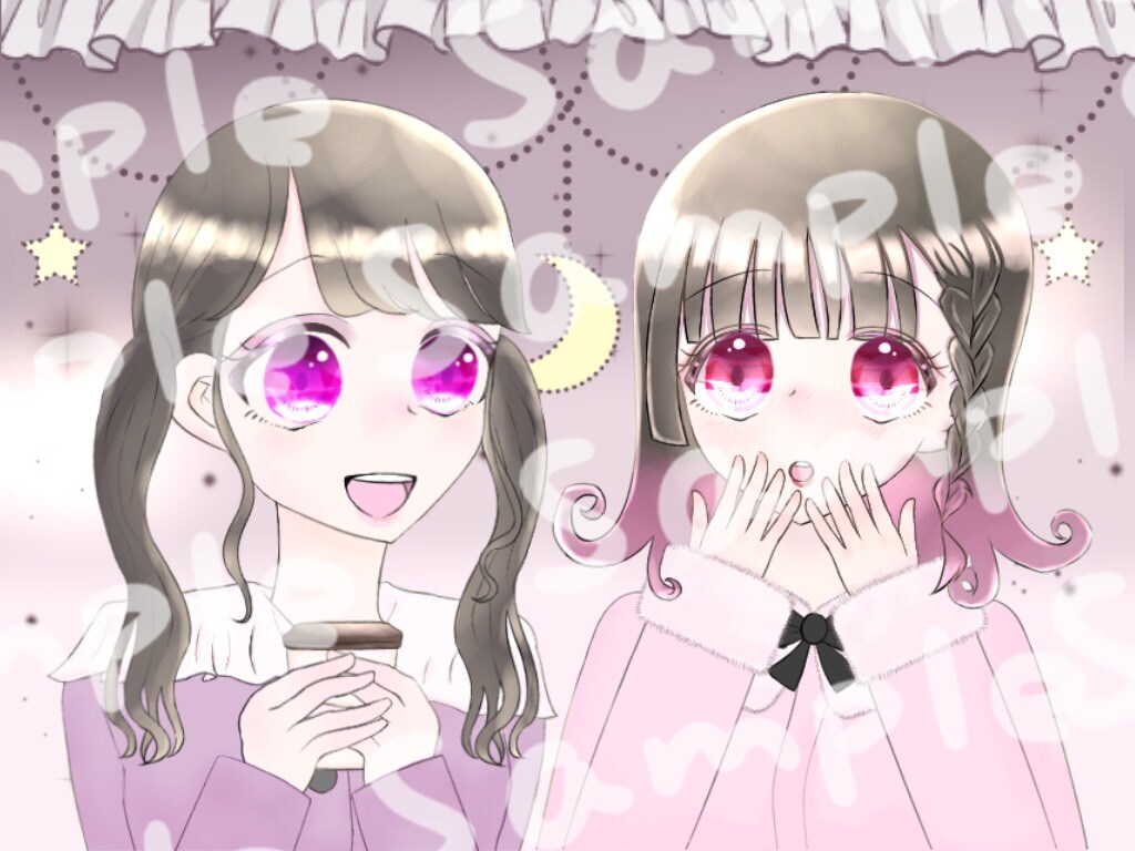 イラストお描きします コテ同夢絵1500円でお描きします♪ イメージ1
