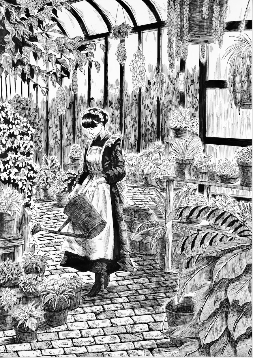モノクロのペン画を描きます アナログにしか出せない味のあるイラストが好きな方へ イメージ4