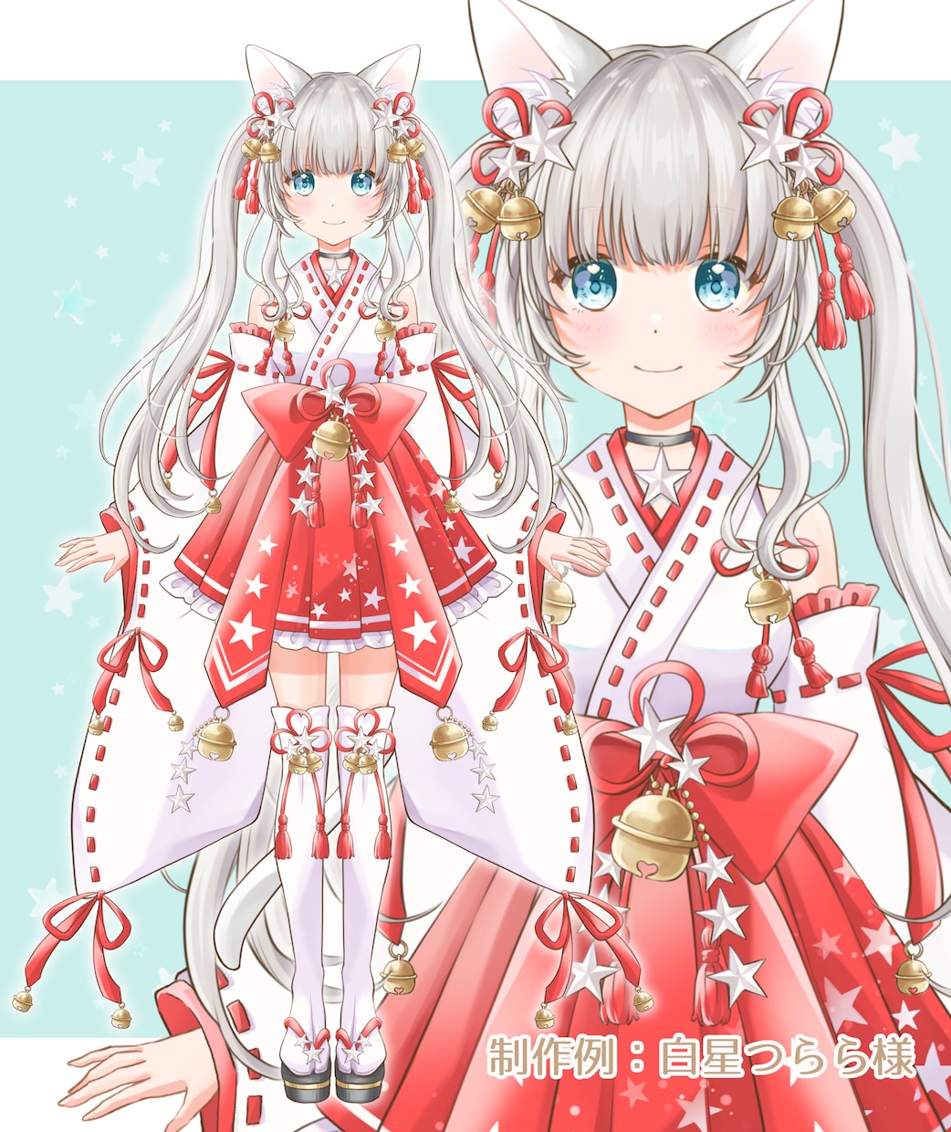 Vtuber向けLive2D用イラストお描きします ご要望のキャラでVtuberデビューをお手伝いします！ イメージ3