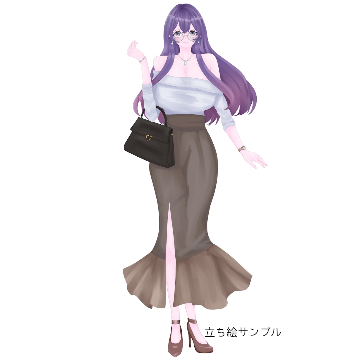 かわいいキャラクターの全身立ち絵を制作します SNS・配信・TRPGに使える立ち絵を丁寧に制作します！ イメージ2