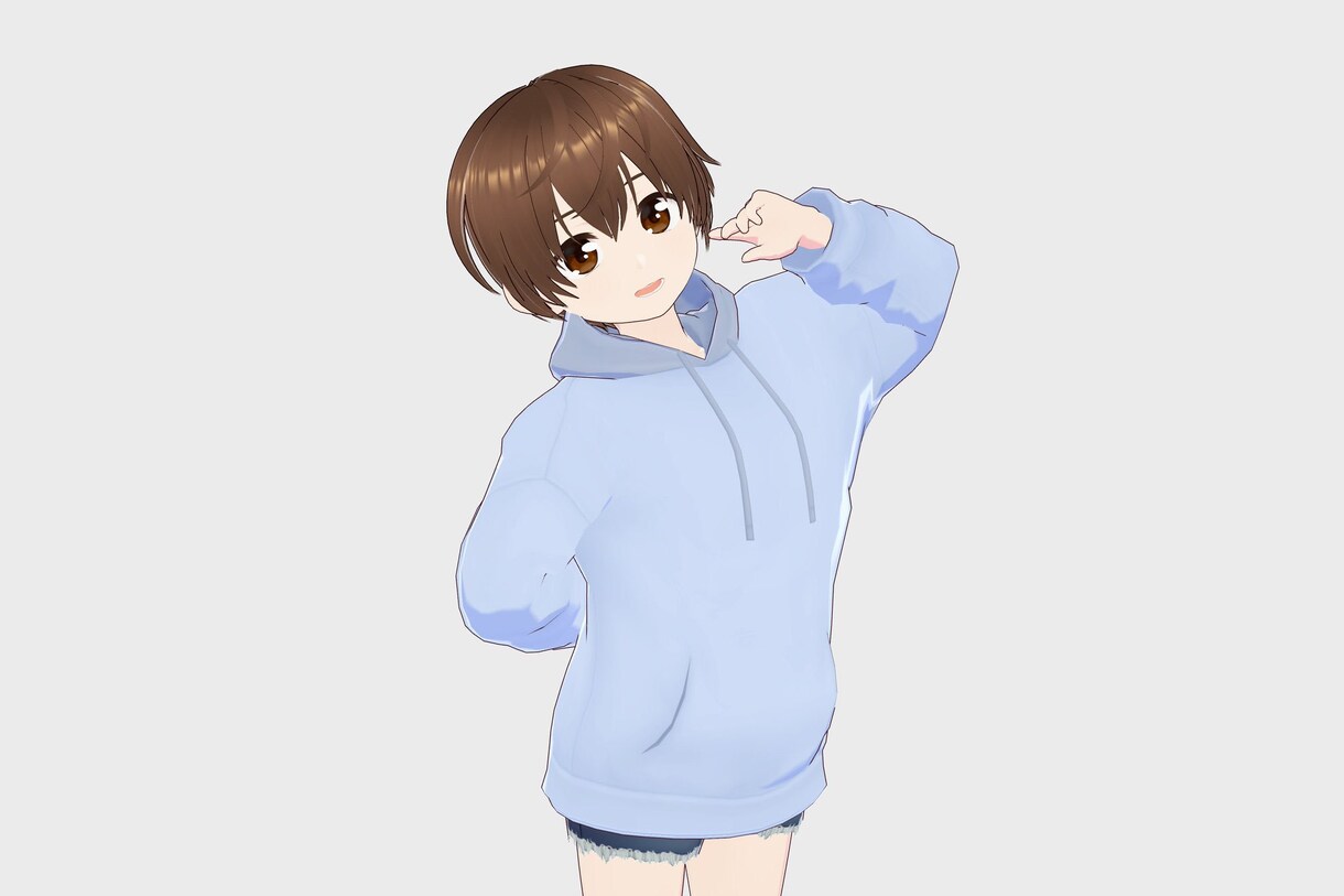 あなたのキャラを3D(VRoid)で再現します あなたのオリキャラが3Dとして動く! イメージ3
