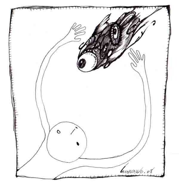 ペン画で手書きレタリングを作ります ペン画を用いてモノクロのタイトルロゴなどを作成します イメージ2