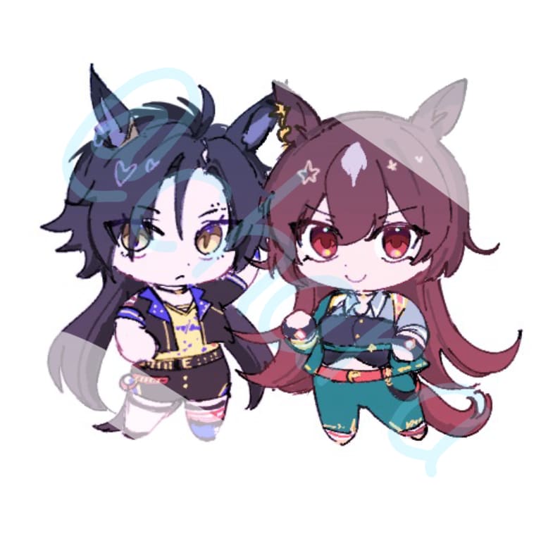 シンプル可愛いデフォルメ描きます あなたのキャラクターを私のミニキャラで可愛く描きます！ イメージ8
