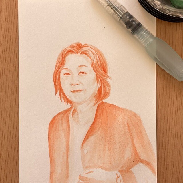 似顔絵描きます 写真とはまた違う柔らかい雰囲気の似顔絵です イメージ4