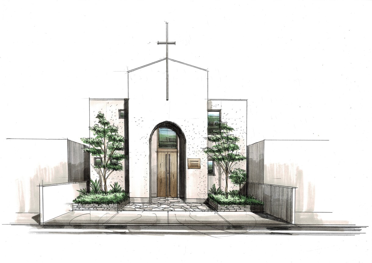 プロのクオリティ！手描きの建築パースを作成します 手描きならではの暖か味のあるタッチで、「想い」をカタチに！ イメージ9