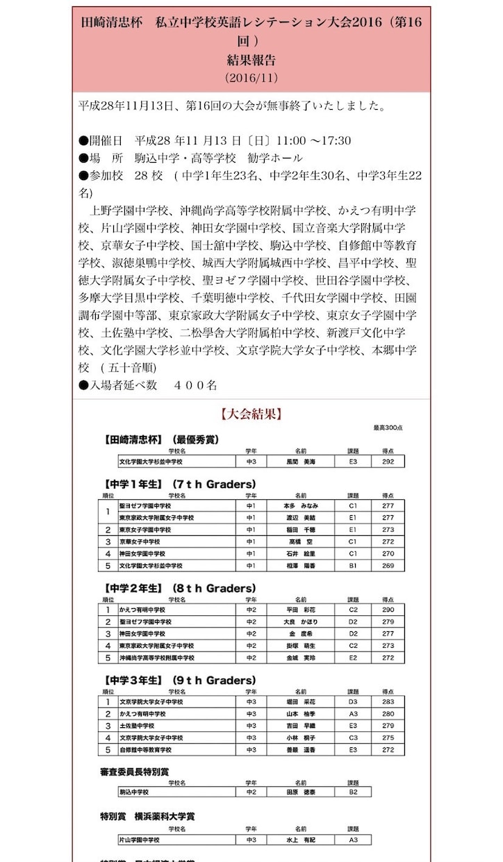 英語スピーチのコーチ・審査員役になります 多数の大会入賞経験をもとにマンツーマンコーチング！ イメージ2