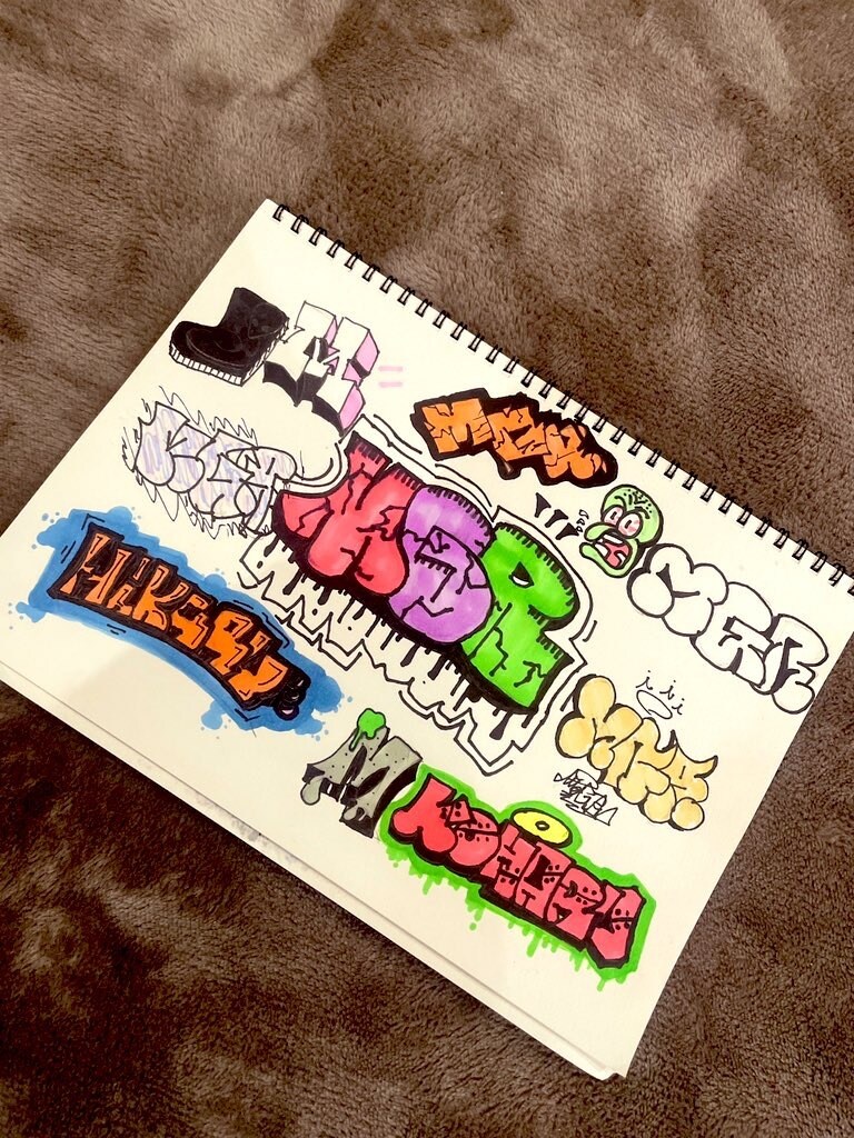 オリジナルのストリート系グラフィティを描きます オリジナルでオシャレなグラフィティデザイン イメージ9