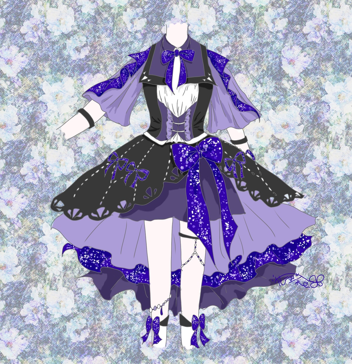 アイドル風の可愛い衣装デザインを作成します Vtuberさんからの受注経験あり！ イメージ2