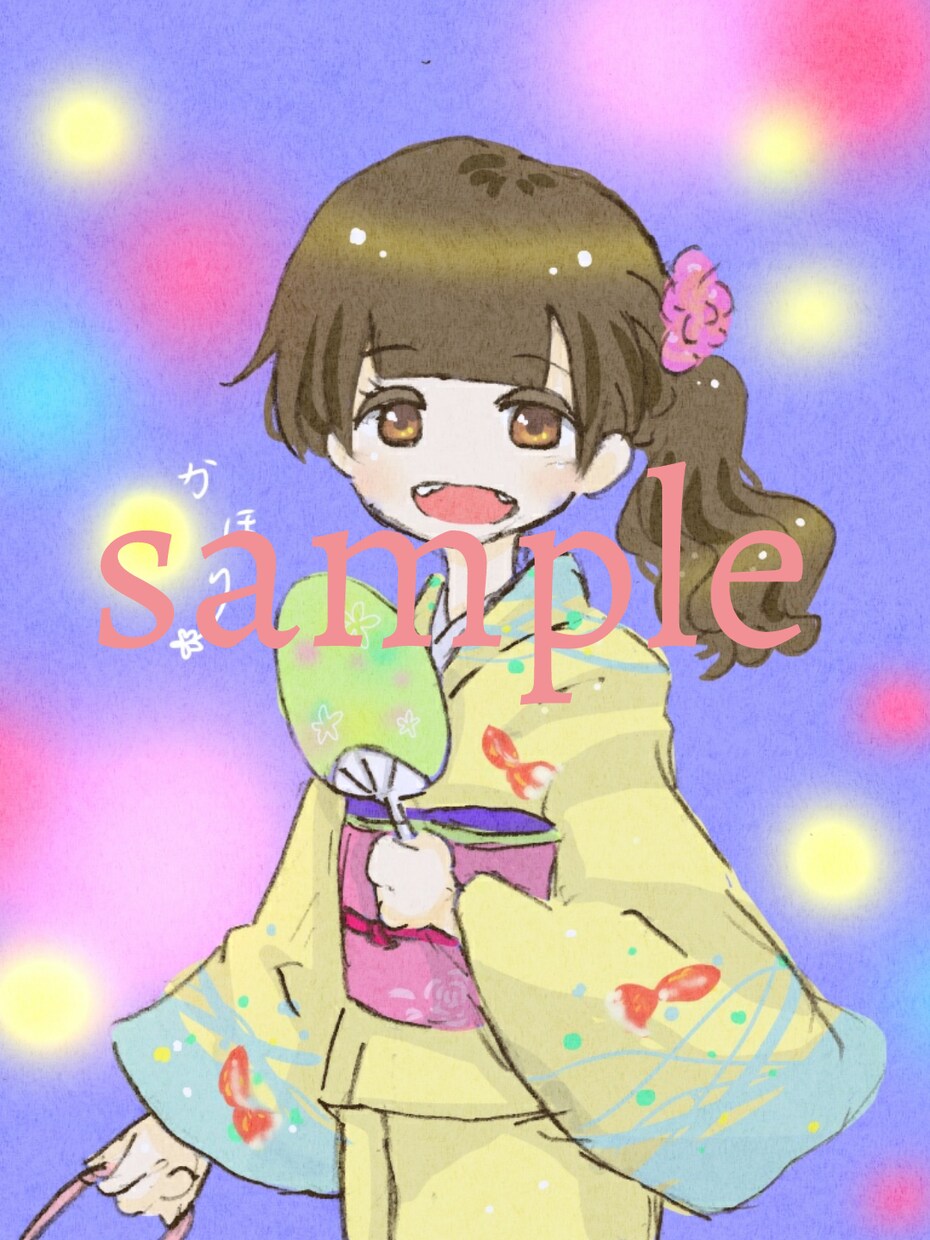 ゆるふわ可愛いイラスト描きます ゆめかわ・ファンシー・ふんわりイラスト好きな人へ イメージ2