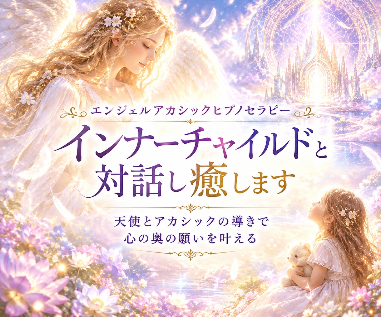 インナーチャイルドと対話し癒します 天使とアカシックの導きで幼い自分を癒す イメージ1