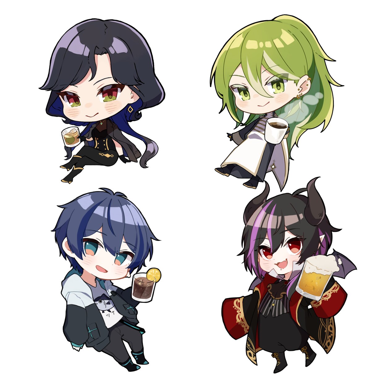 可愛いSDキャラクター描きます 配信やSNSなどに使いやすいSDキャラクターを描きます！ イメージ3