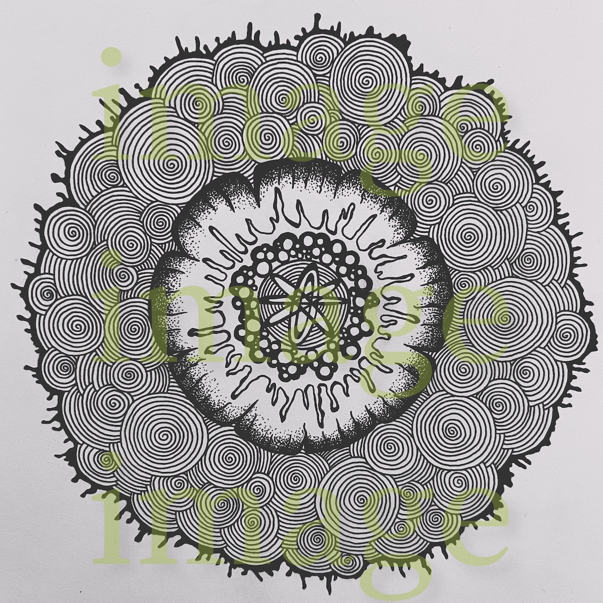 曼荼羅風イラスト手描きで描きます 個性的なモチーフ、ならではのデザインで描いていきます イメージ3