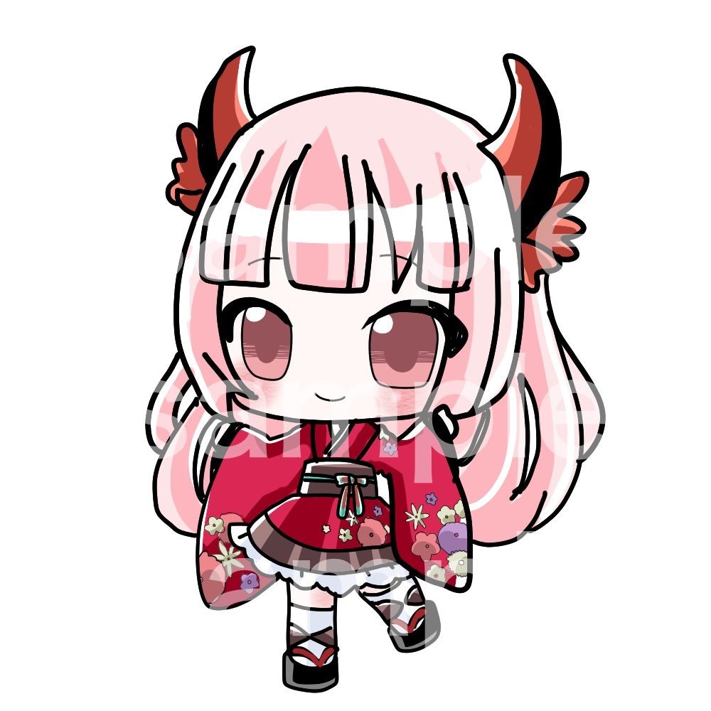 配信用可愛いミニキャラの一枚イラスト描きます 配信やアイコンなどで使用できるミニキャラのイラスト描きます！ イメージ3