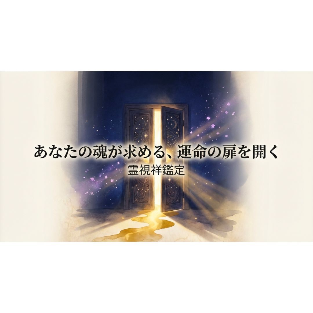 霊視祥鑑定を行います あなたの魂が求める運命の扉を開く開運占い イメージ2