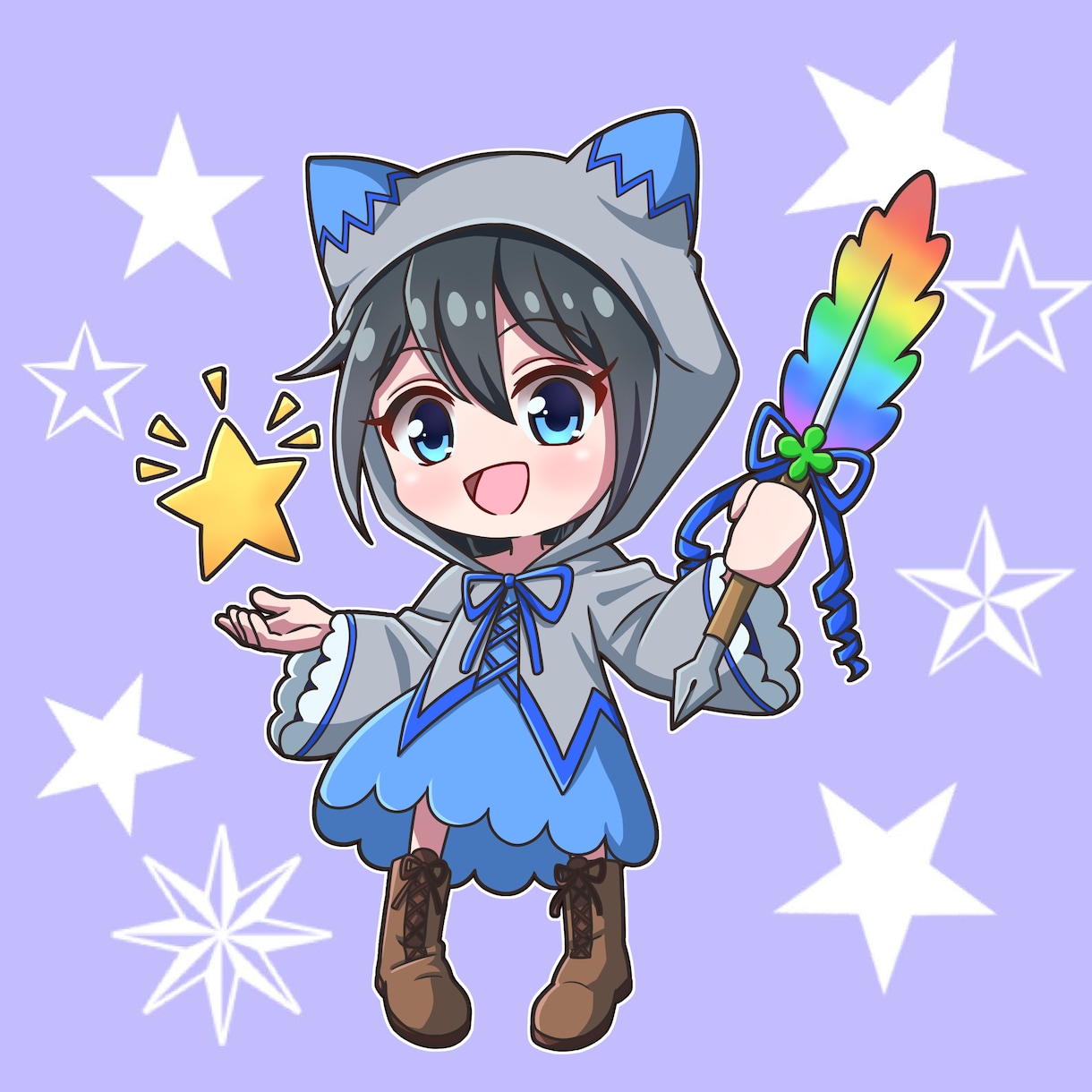 SNSに使用するアイコンを描きます かわいいアイコンにしたい人にオススメ！ イメージ1