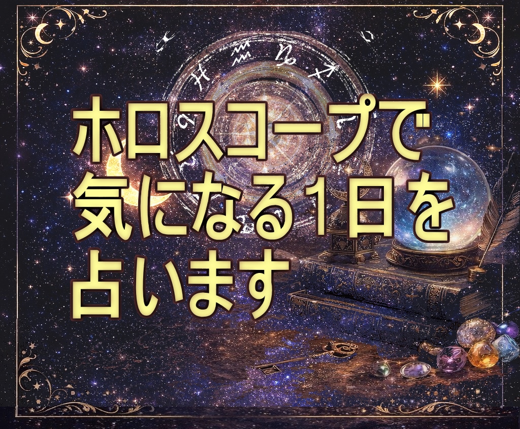 ホロスコープで気になる1日を占います 大事な日の運勢を気軽にチェック イメージ1