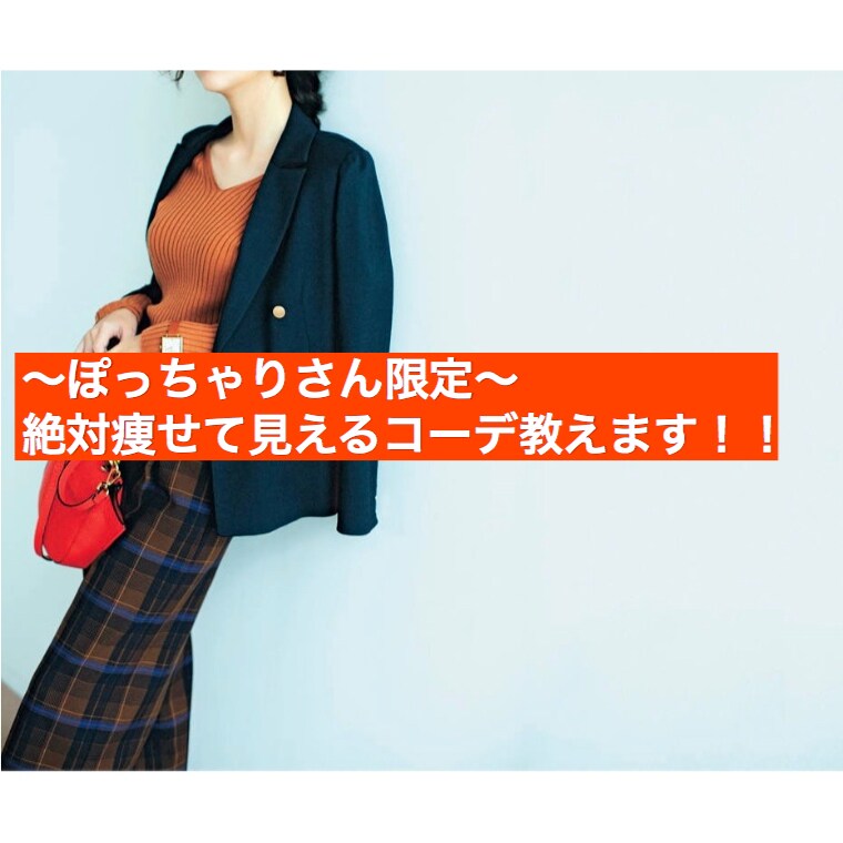 あなただけの着痩せ術教えます ぽっちゃりさん限定❗️周りと差をつけてみませんか⁉️ イメージ1