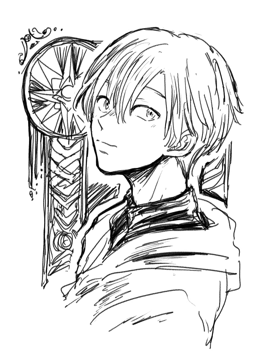 キャラクターのラフ絵お描きします キャラデザなしのテキストイメージのみでも承ります イメージ1