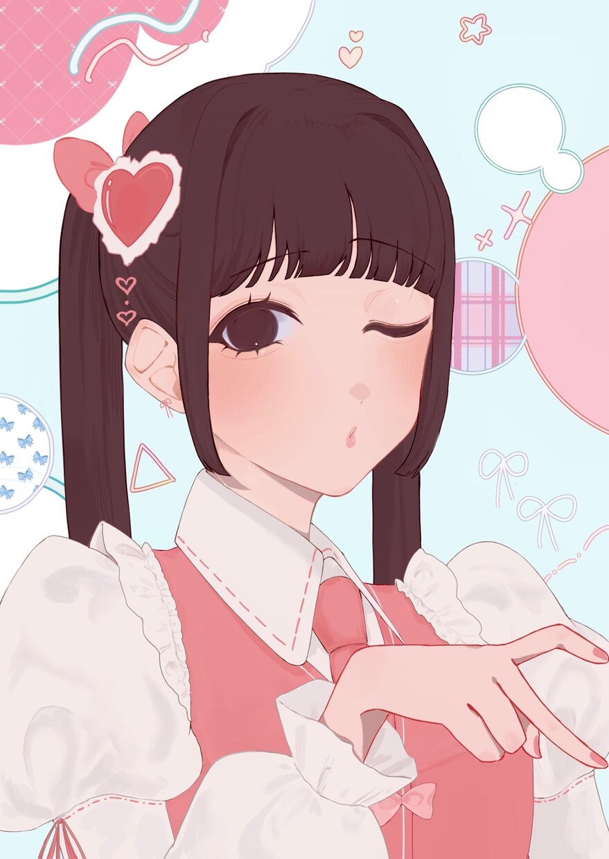 キュートでクールな女の子のイラスト描きます あなただけの可愛い女の子を作るお手伝い！ イメージ5