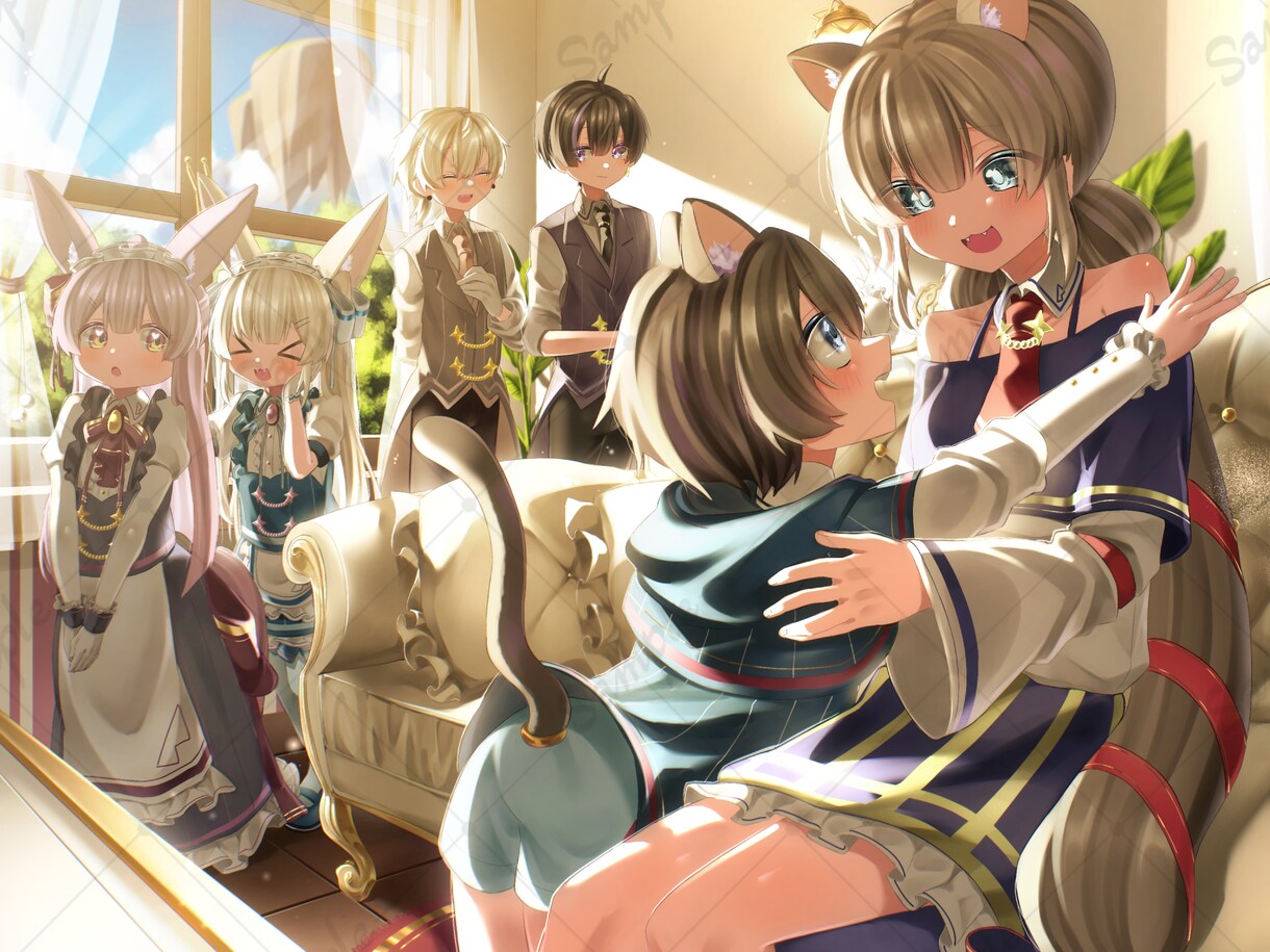 最短3日で幅広い用途のキャライラストを描きます 1年で約350枚描いた早筆が素早くワクワクをお届けします✨️ イメージ3