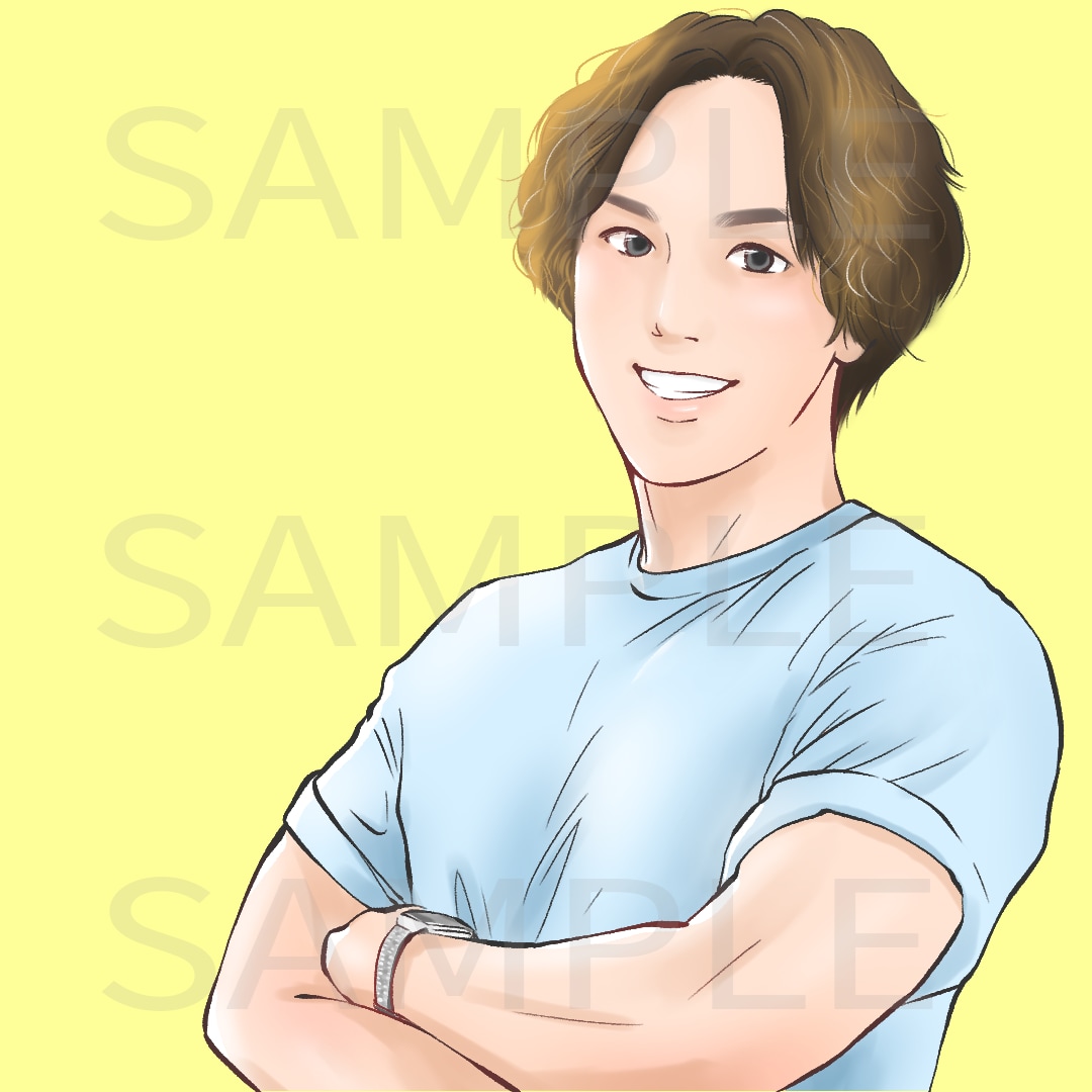 好印象☆シンプルでかっこいいアイコン描きます ビジネスや副業用のSNS,ブログのプロフィール画像などに イメージ2