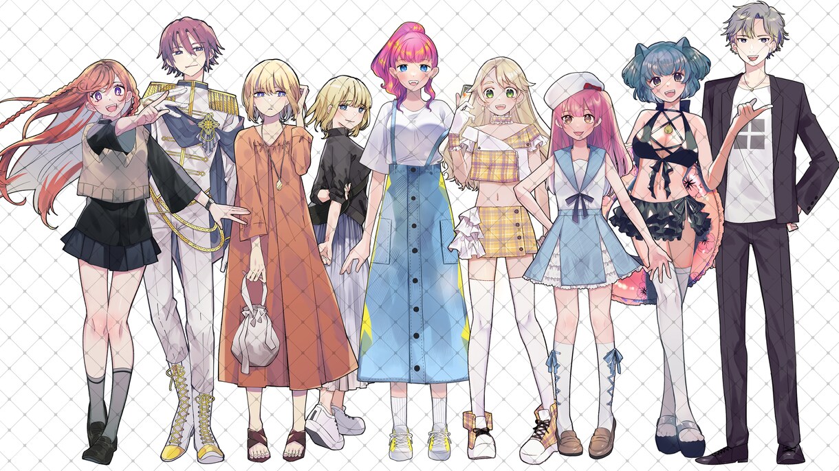 IRIAM用立ち絵イラスト描きます IRIAMで綺麗に動く一枚絵を作成します！ イメージ1