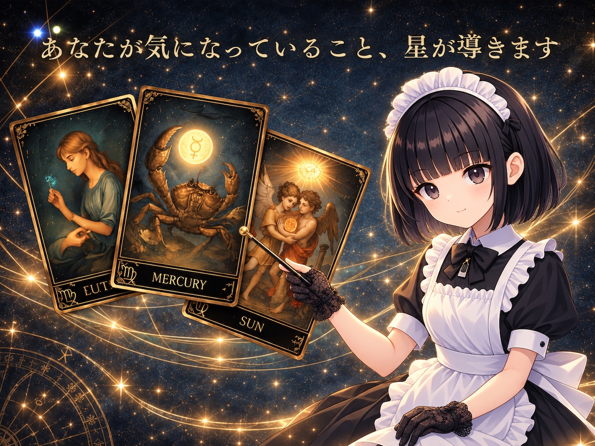 星映タロット　今の状況とその先の流れを読み解きます 何となくでは終わらせません。 理由まで、きちんと言葉にします イメージ1