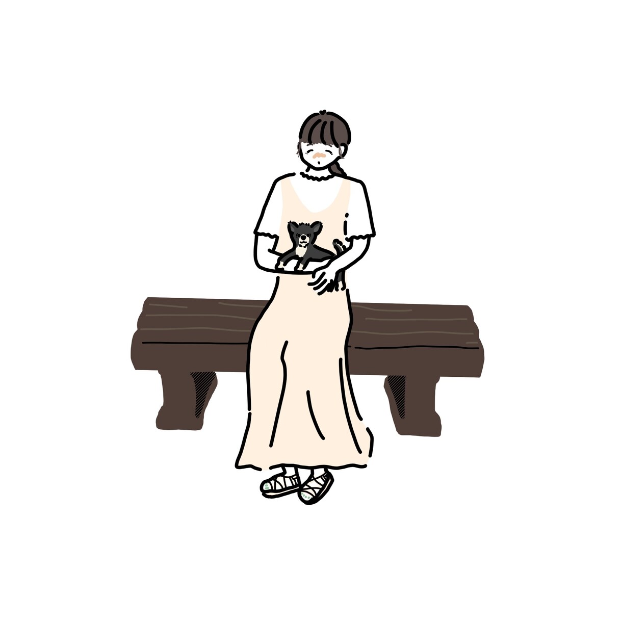 アイコンイラスト・記念イラスト描きます 好きな色、ポーズで「らしさ」のでるアイコンを。 イメージ10