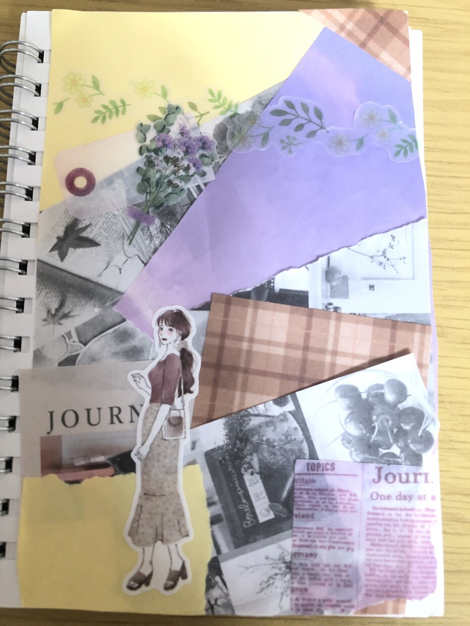 あなただけのオリジナルコラージュ作ります 現役大学生デザイナーによる可愛いコラージュデザイン作成 イメージ1