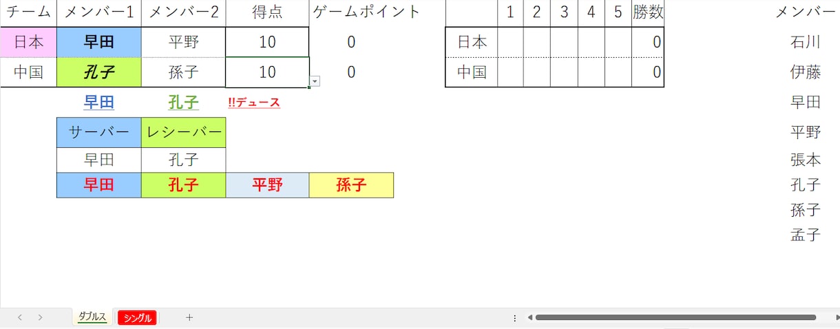 お子様は1000円で提供します スマホアプリで卓球の採点が出来ます。 イメージ6