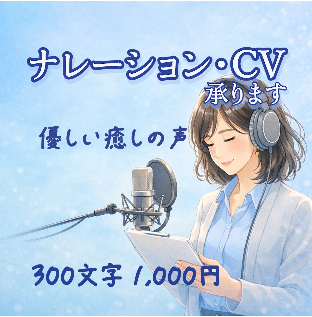 優しく癒やしのある声で想いをお届けします 心を込めて高音質機材で収録いたします イメージ1