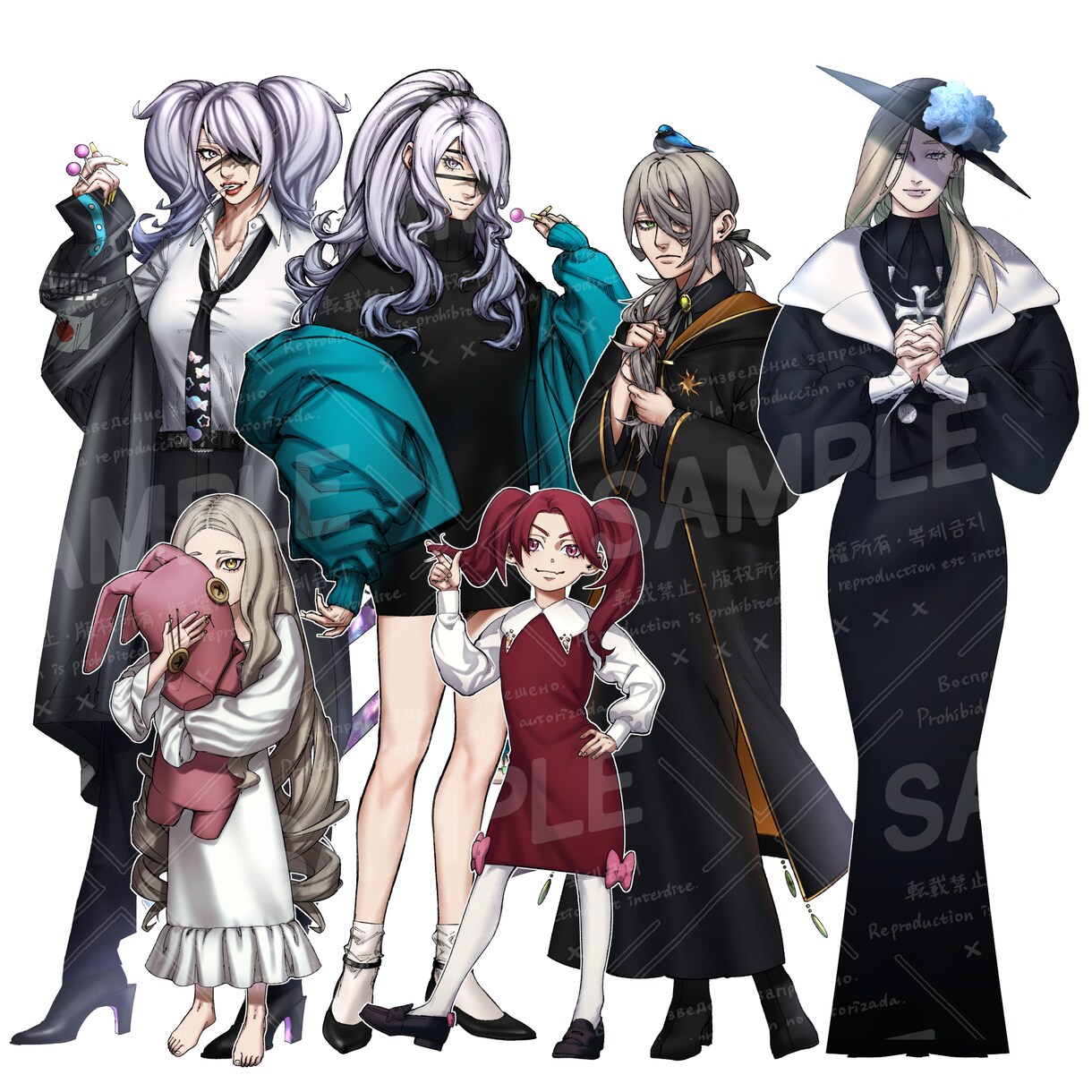 表情差分付き！TRPGなどの立ち絵を制作します 丁寧な聞き取りと相談で、キャラの個性が出る立ち絵を描きます！ イメージ7