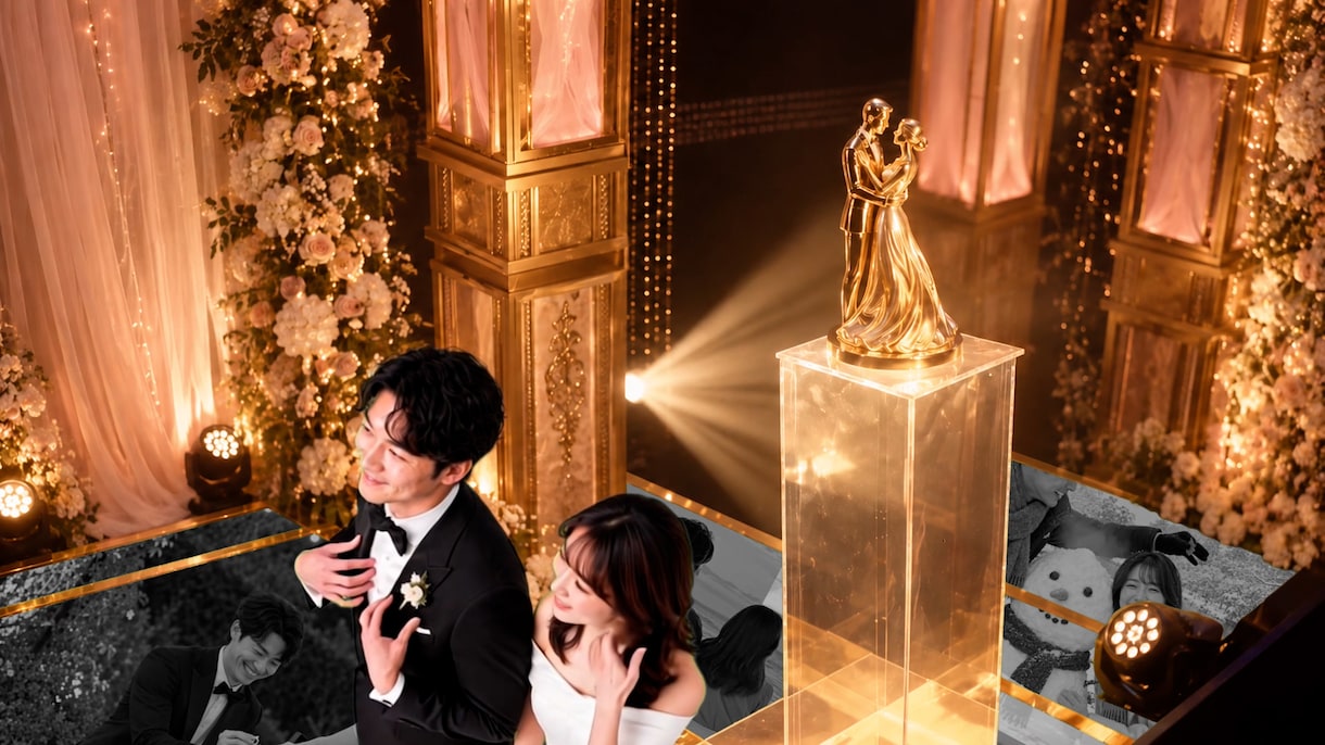 お笑い賞レース風の結婚式動画を制作します 笑いと迫力で披露宴の入場を盛り上げます イメージ6