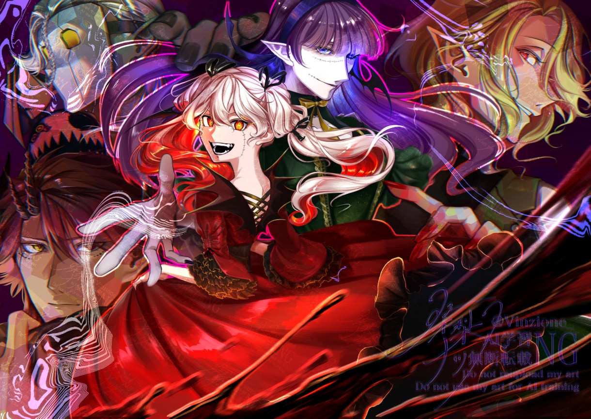 鮮やかに煌めくイラスト(一枚絵)を描きます ◇割れたガラスのような美しさ、鋭さ、強かさを。◇ イメージ4