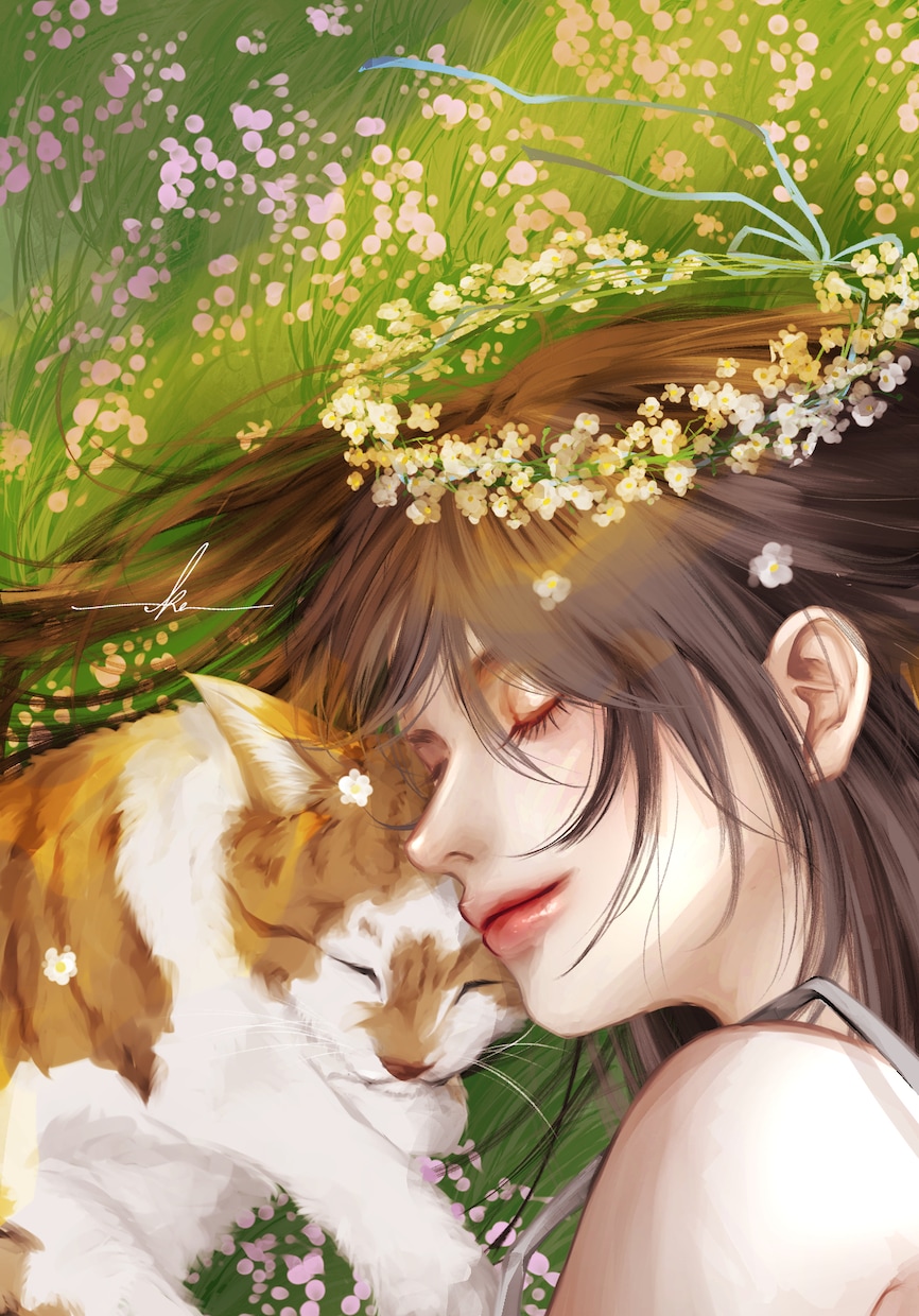 即納！厚塗りで美麗イラストを制作します 視線を奪う、耽美で幻想的なメインビジュアル制作 イメージ7