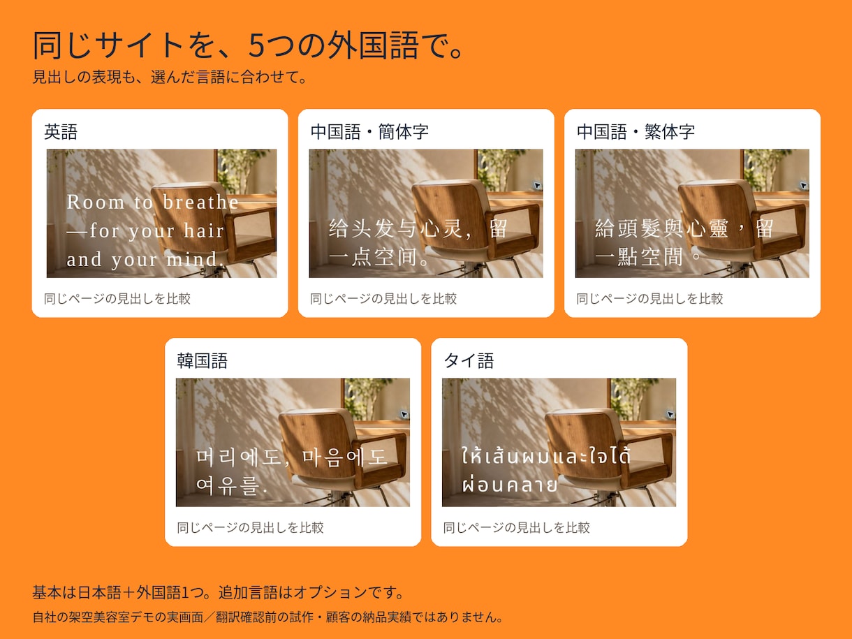 ホームページ・LPを多言語対応にします 翻訳・言語切替・サイトへの反映まで対応 イメージ3