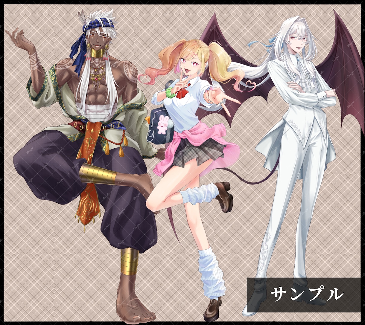 TRPGなどの立ち絵作成します 貴方のイメージを生きた現実に！ イメージ5
