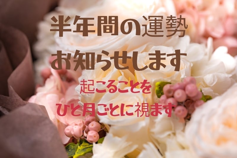 あなたの半年間を視ます 近い未来どんな事が起きる?ひと月ごとにお伝えします イメージ1