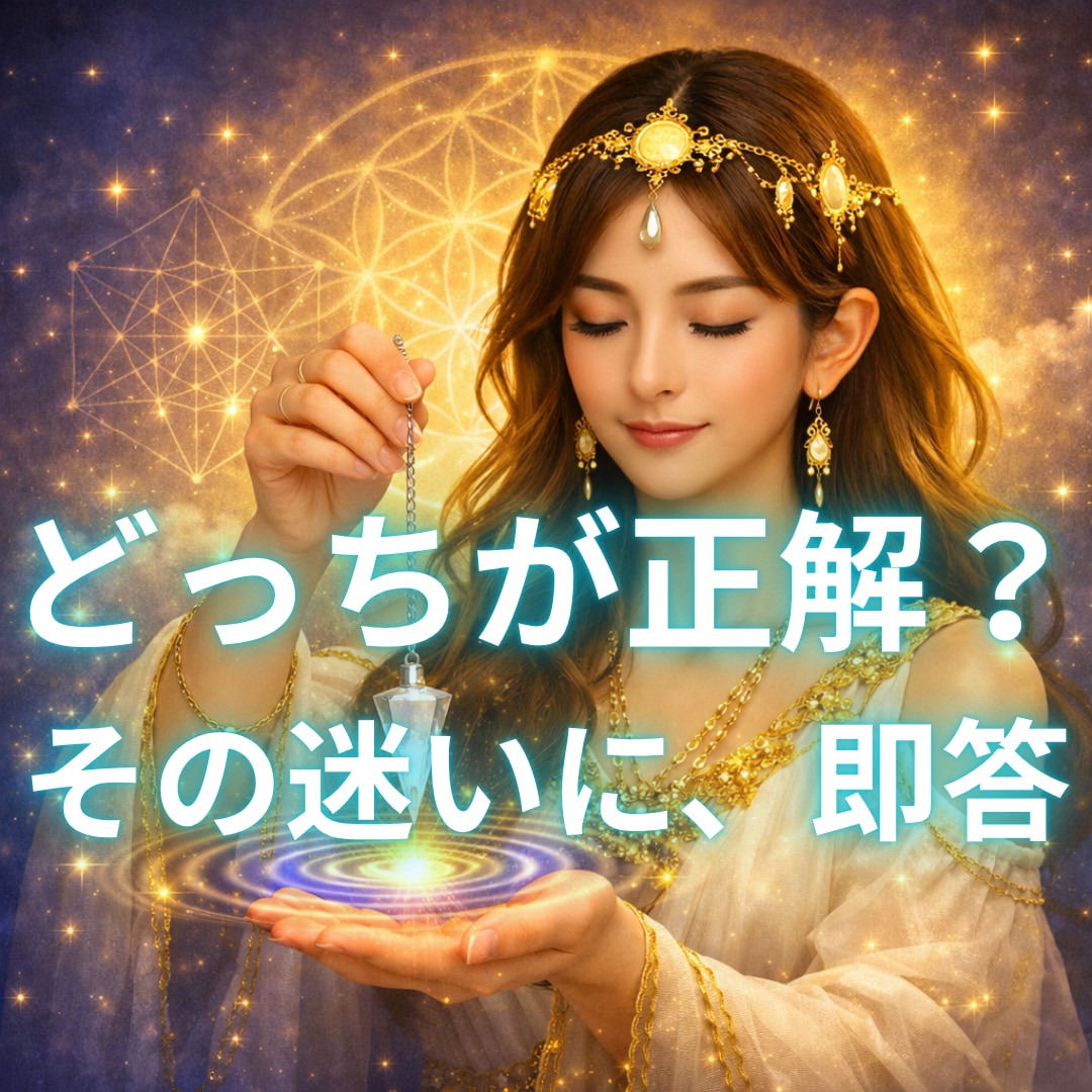 迷った時のYES・NO鑑定【5つまで】お答えします 霊感・ダウジングで、今必要な行動と、その理由をお伝えします。 イメージ6