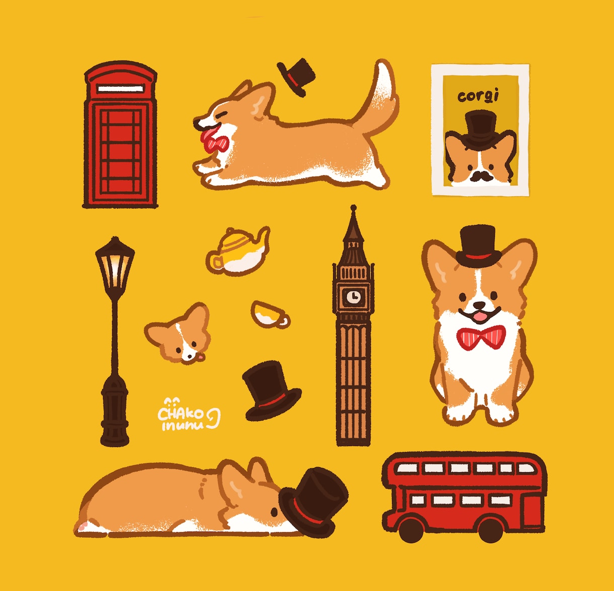 犬、猫、その他ペットや動物のイラストを描きます グッズやアイコン等にご使用いただけます。 イメージ2