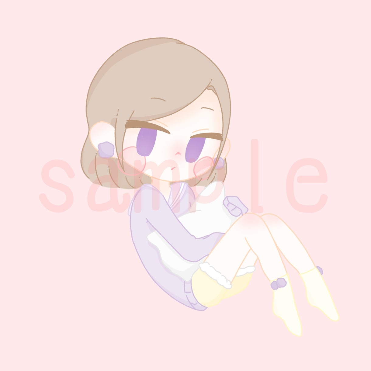 ゆるくてかわいいアイコンイラスト描きます あなたのSNSアイコンを可愛く彩ります イメージ7