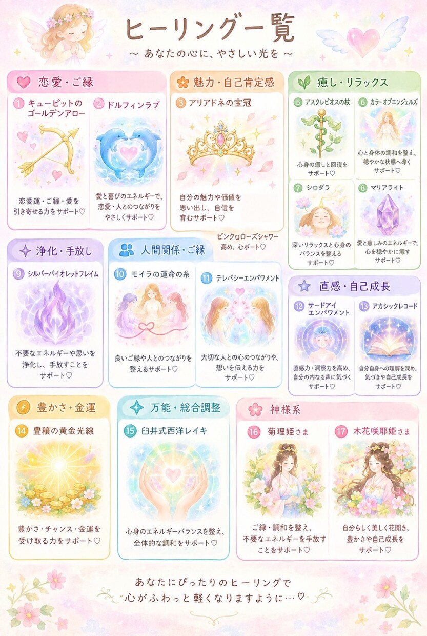 10日間♡恋愛・仕事・ご縁・全体運ヒーリングします 10日間♡良い流れを受け取る全体運ヒーリング イメージ5