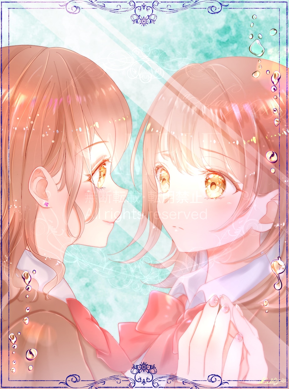 世界観を汲み取った小説表紙をお描きします きらきら儚く幻想的なイラスト❅*॰ॱ イメージ3