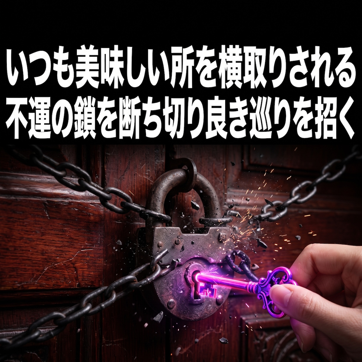 自分ばかり損をする不運を断ち主役の座へ導きます なぜあの女ばかり恵まれるのか。引き立て役の鎖を焼き払い主役へ イメージ2