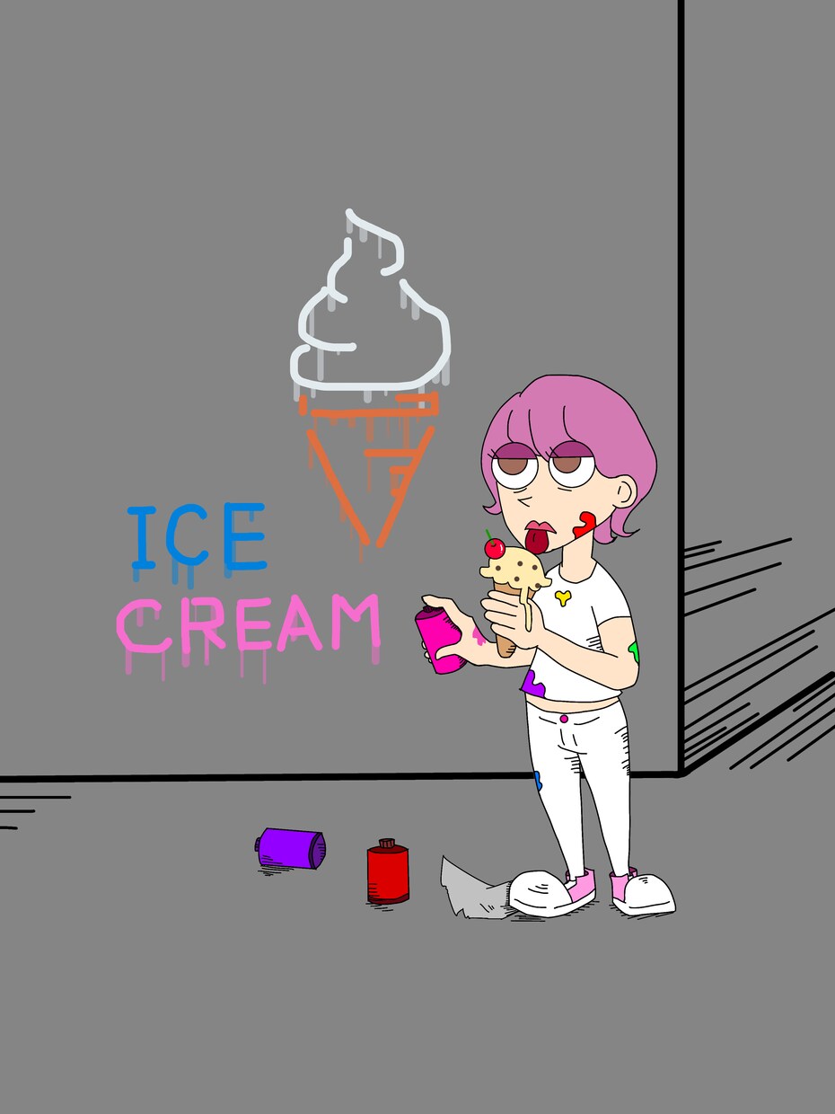 アイコン、動画用静止画描きます ポップで個性的なイラストです。 イメージ3